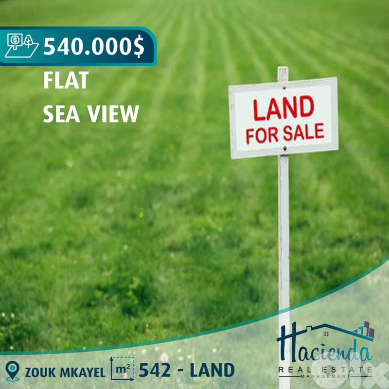 Sea View Land For Sale In Zouk Mkayel 0