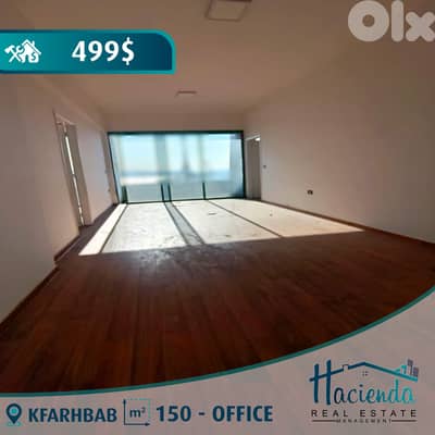 Office With Terrace For Rent In Kfarhbab