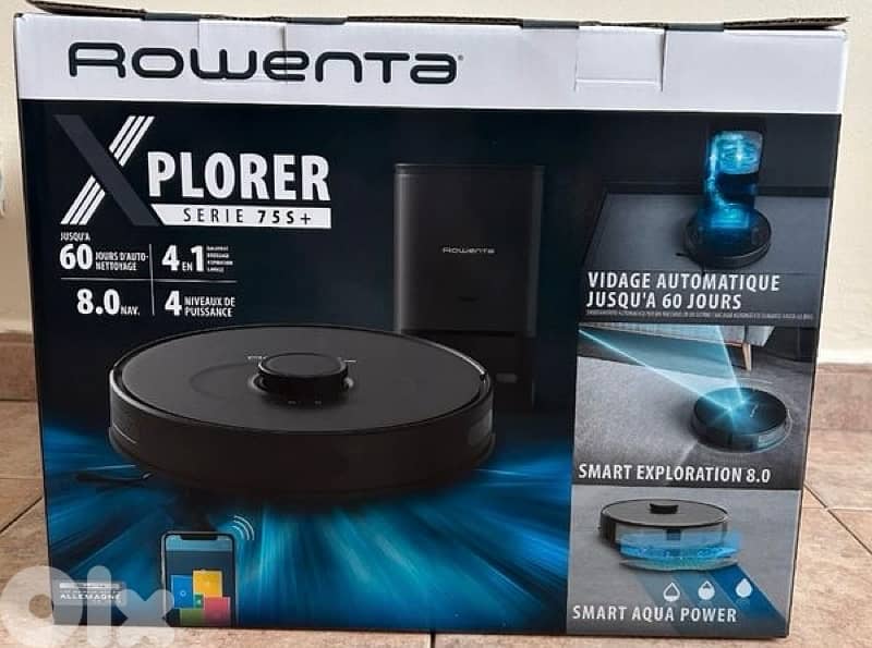 Rowenta X-Plorer Series 75 S+, Wet and Dry Robot Vacuum Cleaner 0