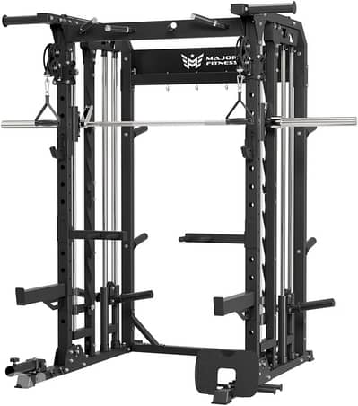 Smith machine and squat rack with landmine new heavy duty