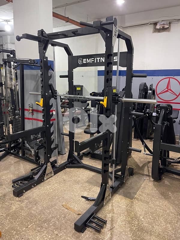 Smith machine and squat rack with landmine new heavy duty 1