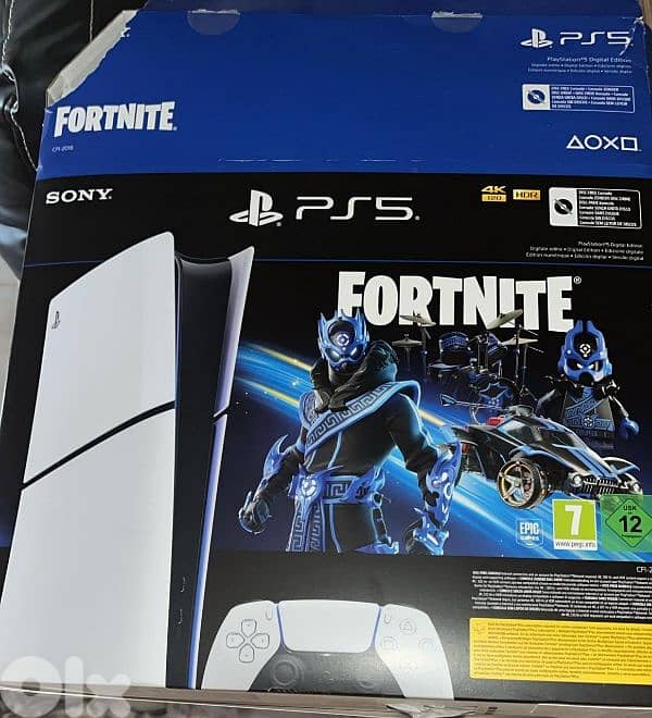 PS5 Slim 1TB Digital Edition With 2 Original Controllers 1