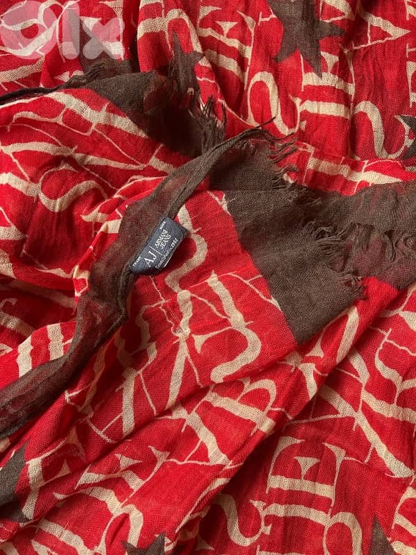 AUTHENTIC ARMANI JEANS LONG SCARF 3