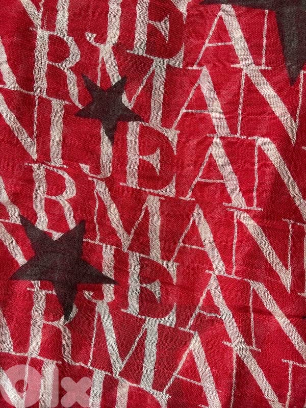 AUTHENTIC ARMANI JEANS LONG SCARF 4