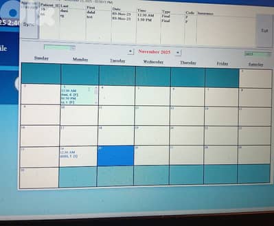 programs appointements