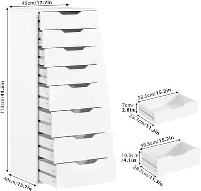 tall white dresser