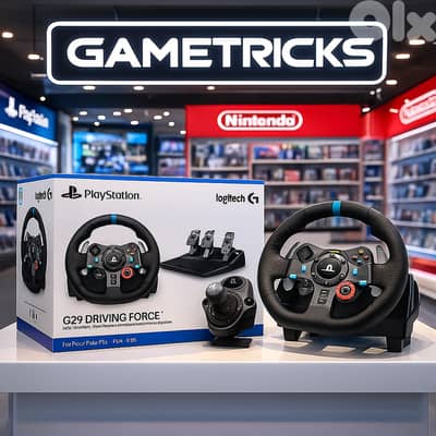 Logitech G29 racing gaming wheel with shifter (full package - sealed)