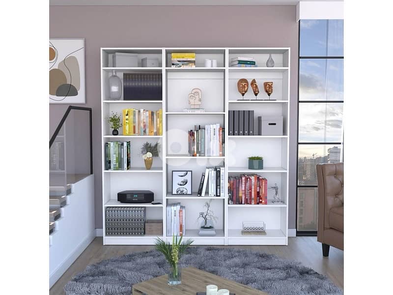 bookcases white color 2