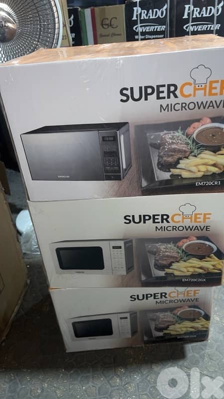 superchef microwave 20L white & silver 0