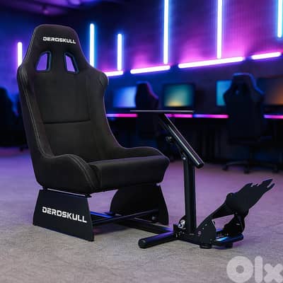 DeadSkull Pro Racing Seat Gaming Chair Simulator - compatible with all
