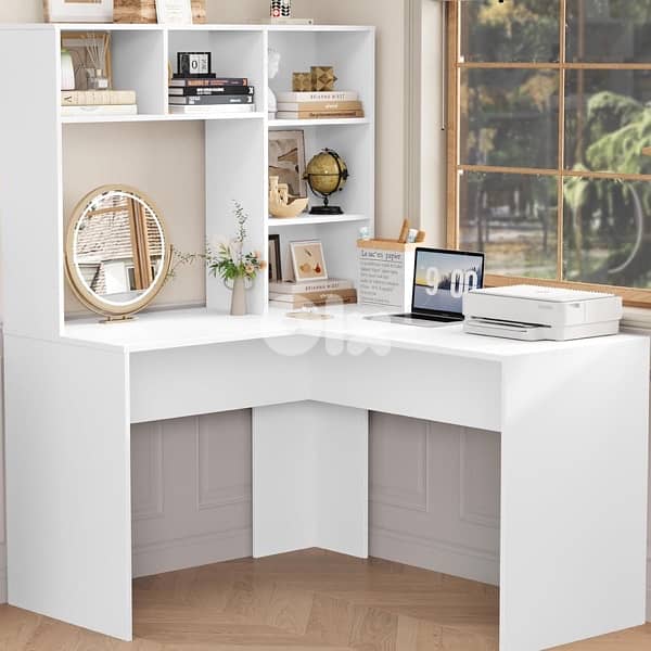 L-shaped desk 6