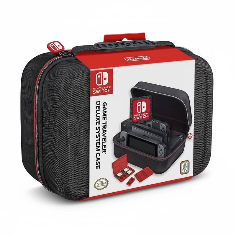 Nintendo deluxe travel case padded 1