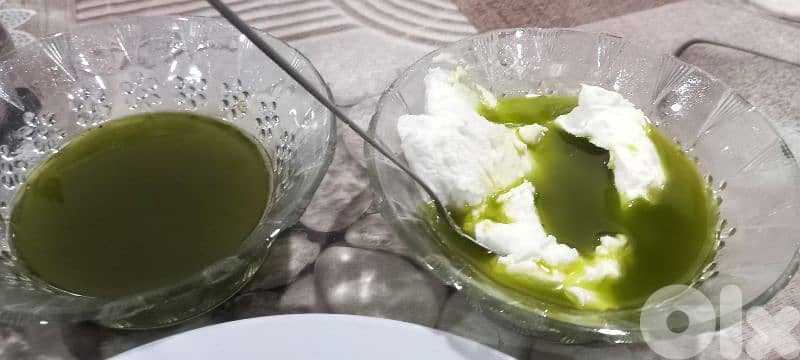 زيت زيتون خضير راائع اصلي ومكفول 2