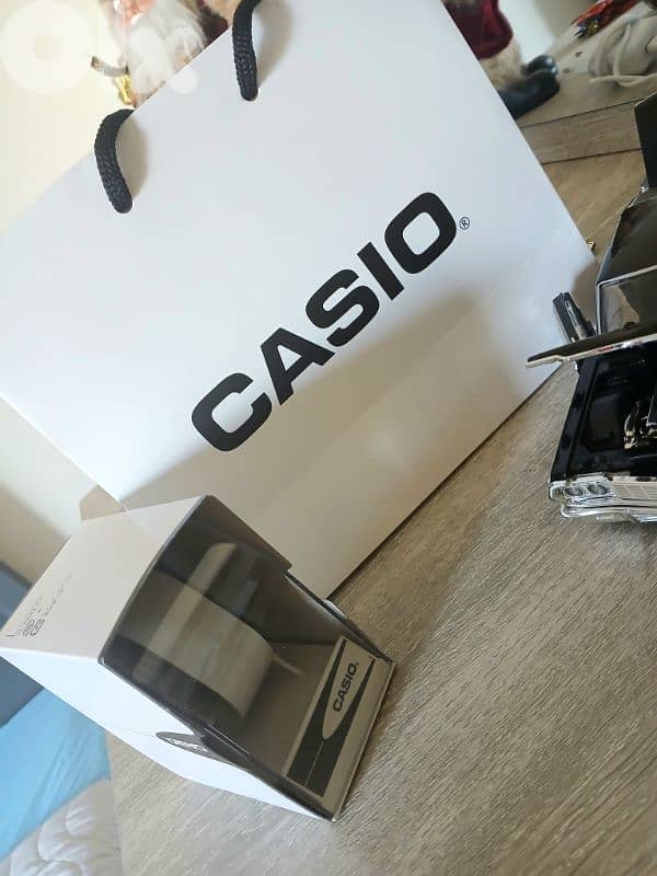 Original Moon watch from casio Water resist with warranty card ساعة 3