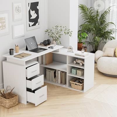 L-shaped desk