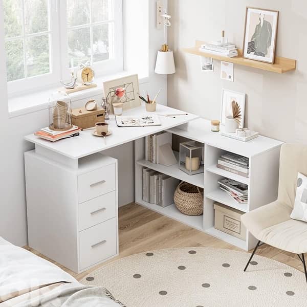 L-shaped desk 4