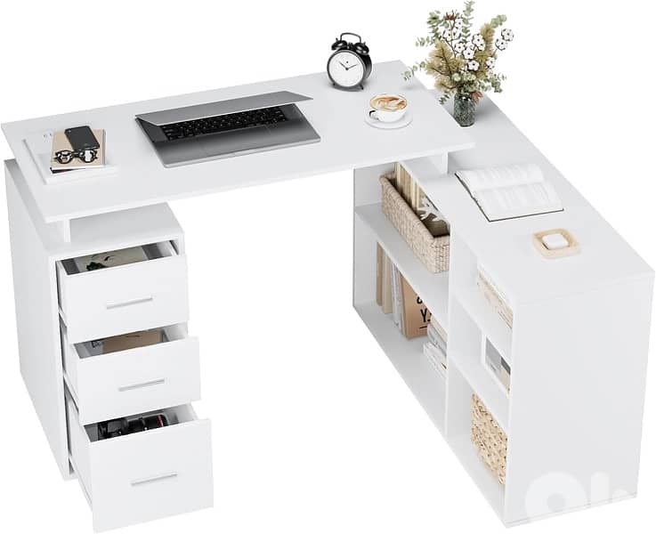 L-shaped desk 7