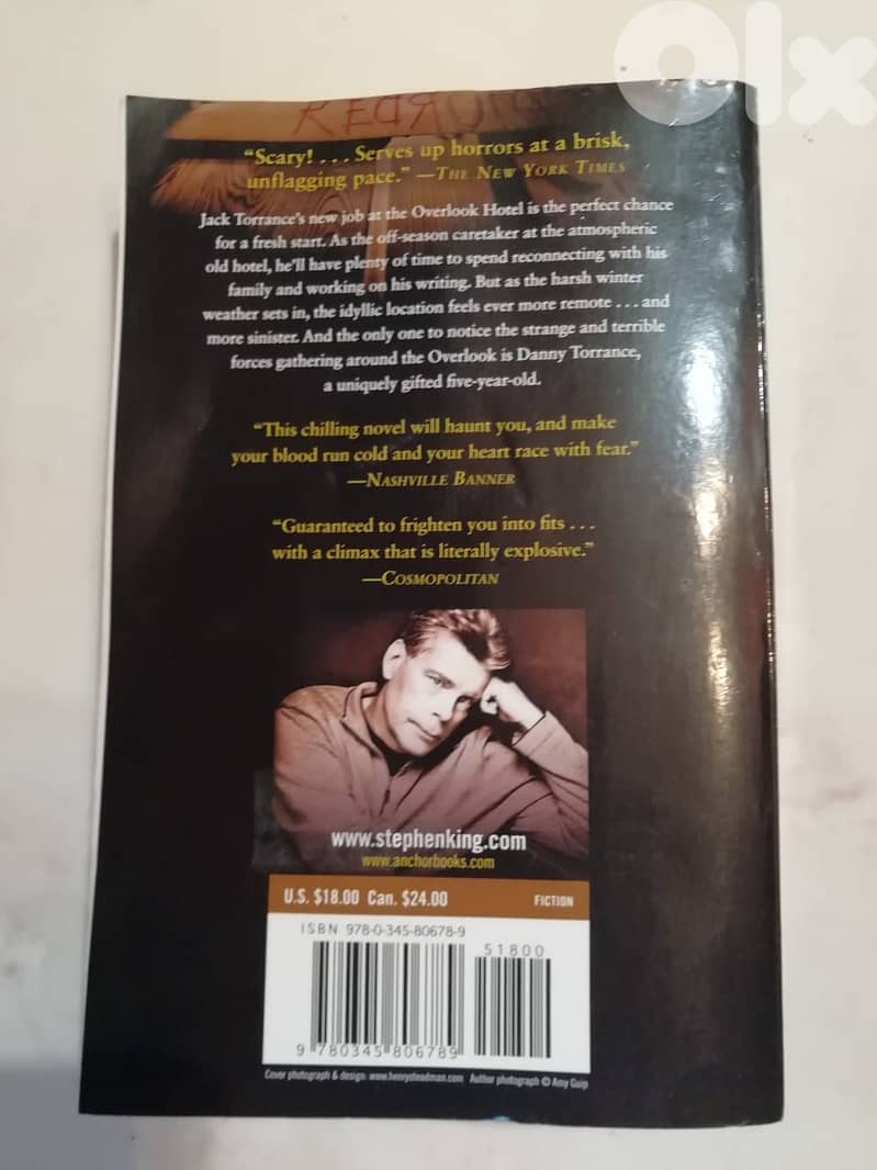 The Shining by Stephen King paperback book Horror gothic novel 3