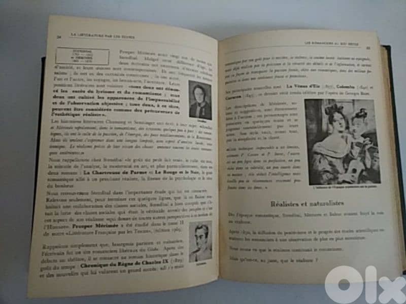 Very old book La litterature française par les textes - Not Negotiable 1