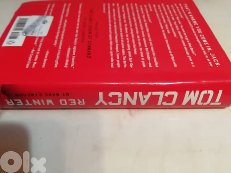 Tom Clancy Red Winter, A Jack Ryan Novel, By Marc Cameron hardcover 1