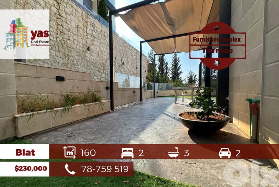 Blat/Jbeil 160m2 | Terrace | Furnished Duplex | Open Sea View | ELO 0