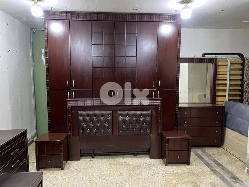 اوضة نوم شغل توصاية ملبسة قشرة زان 1