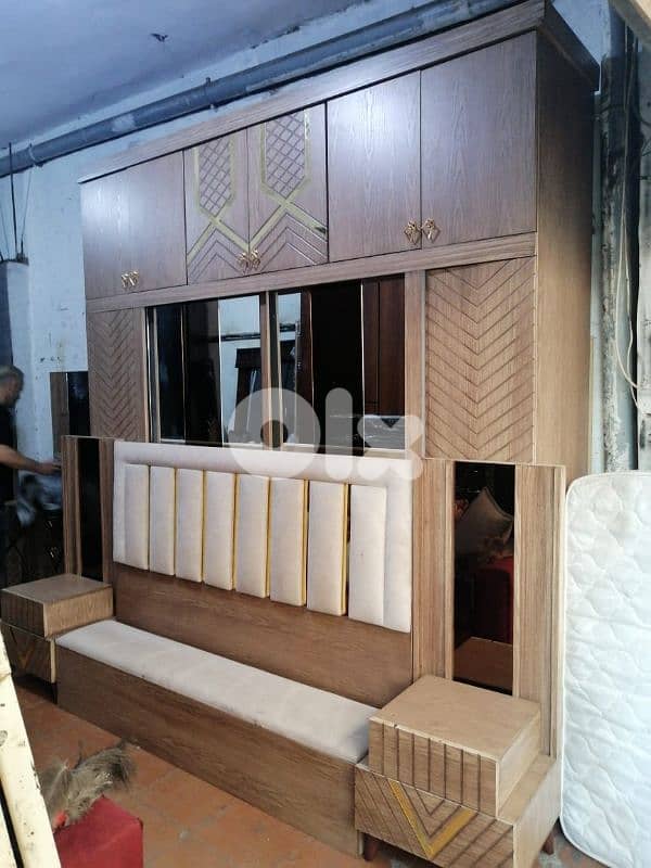 اوضة نوم شغل توصاية طابقين سحاب ودرف شبه جديدة 1