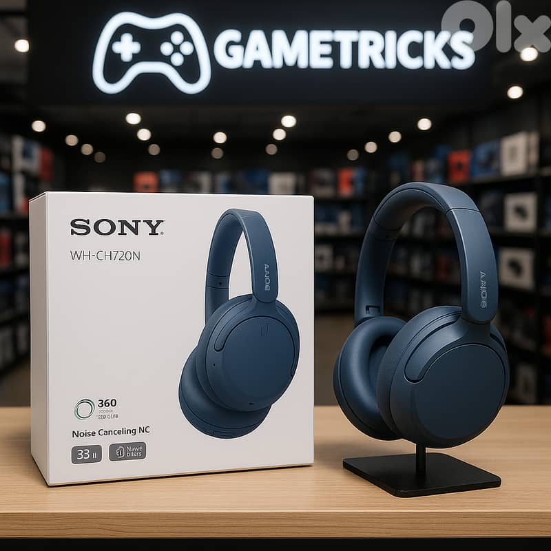 Sony WH-CH720N Noise Canceling Wireless Headphones blue 0