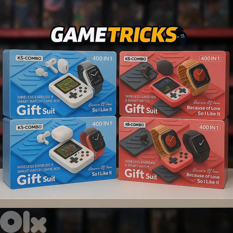 Best christmas gift Smart watch + gameboy handheld game + earbuds 0