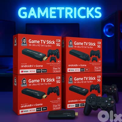 Game TV STICK combine Smart TV with Game console with 300+ games