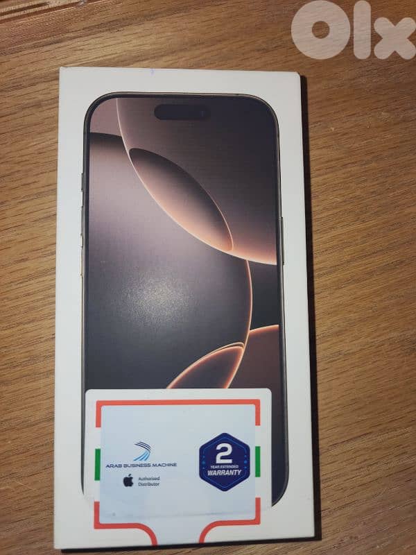 Iphone 16 pro 256 gb Desert 100% battery used 6months 1