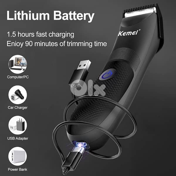 KEMEI Body Hair Trimmer 1