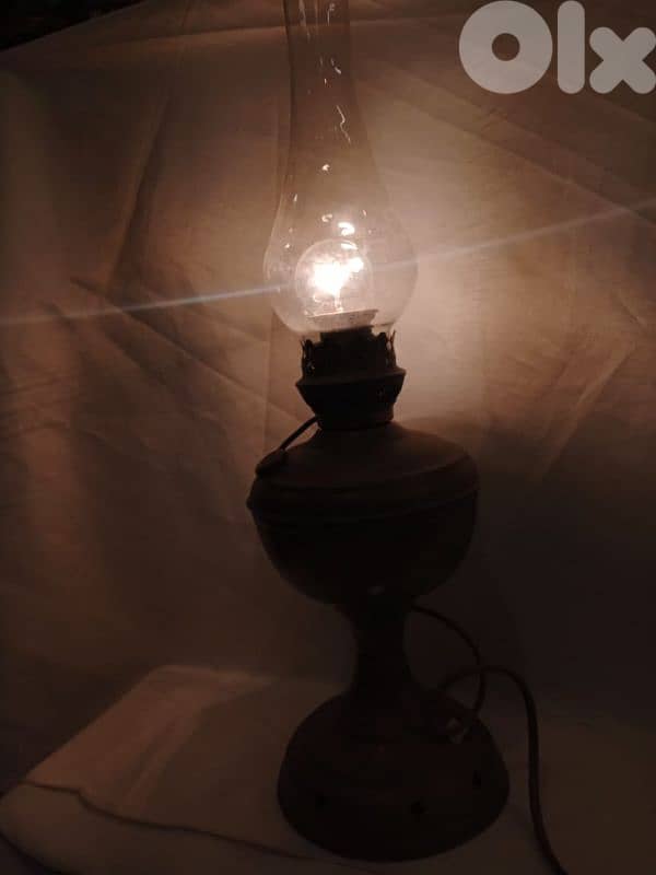 قنديل كاز قديم نحاس محول كهرباء 1