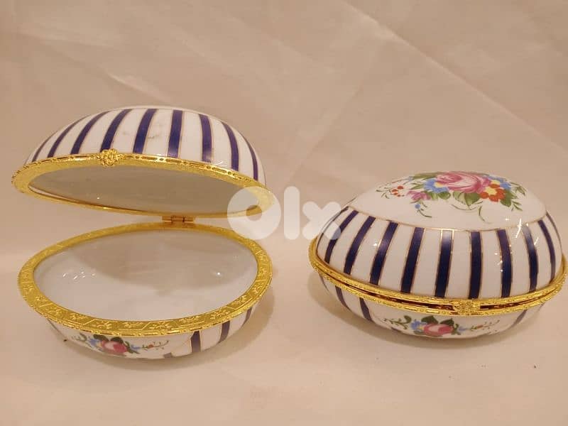 بيض بورسلان أنتيك مرسم حجم كبير 0