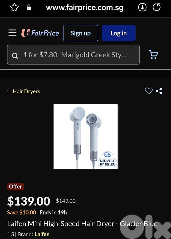 Laifen Mini x1, hair dryer Magnetic Smooth Nozzle/ 4$ delivery 6