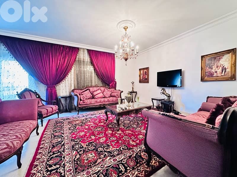 Furnished Apartment For Rent In Ain Al Mraiseh | شقة للايجار في بيروت 0