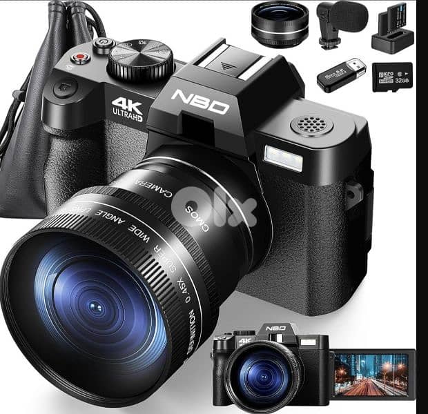 NBD S100 digital Camera 48MP 4K Video 3.0 Inch Flip Screen/4$ delivery 8