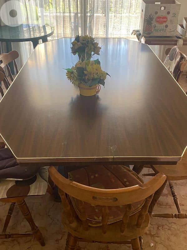 سفرا 8كراسي مع مكتبه 1