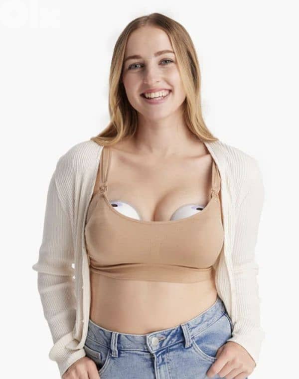 MOMCOZY M5 wearable DOUBLE BREAST PUMP/4$ delivery 4