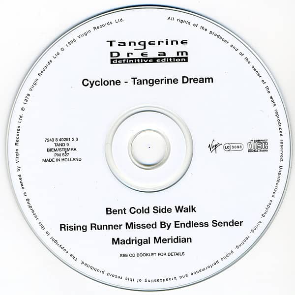 Tangerine Dream – Cyclone 1