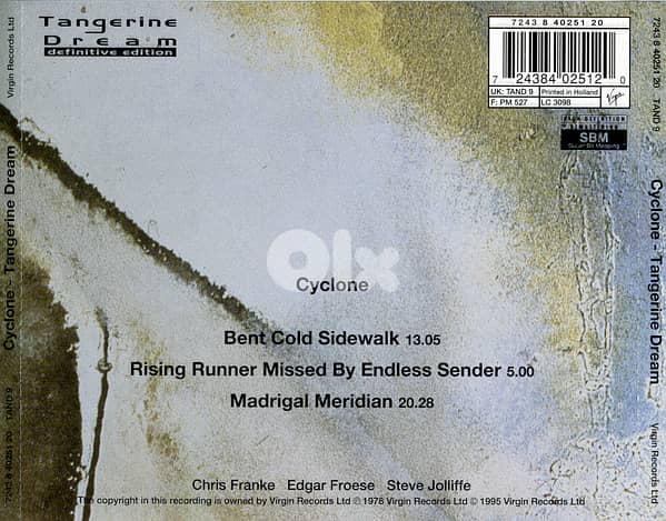 Tangerine Dream – Cyclone 2