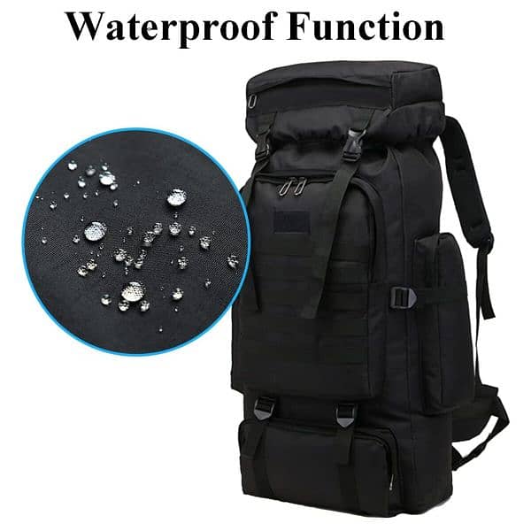 Military Tactical Backpack with Multiple Compartments and Straps 10