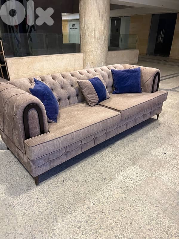 صالون جديد مستخدم اسبوع 4 قطع كلو زان 2