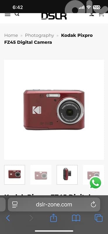 Kodak Pixpro FZ45 Digital Camera