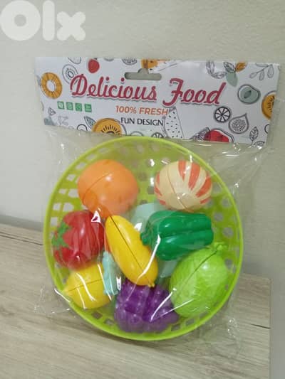 plastic fruits and vegetables