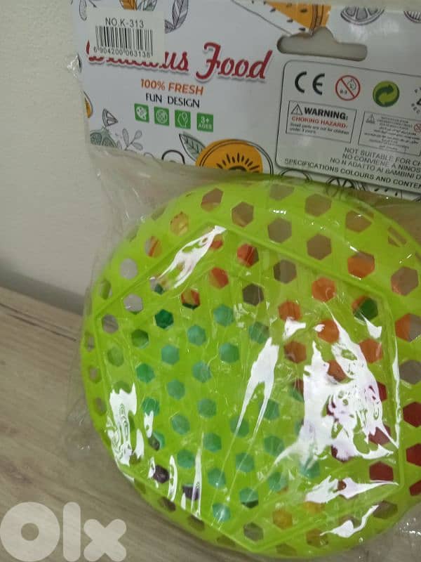 plastic fruits and vegetables 1