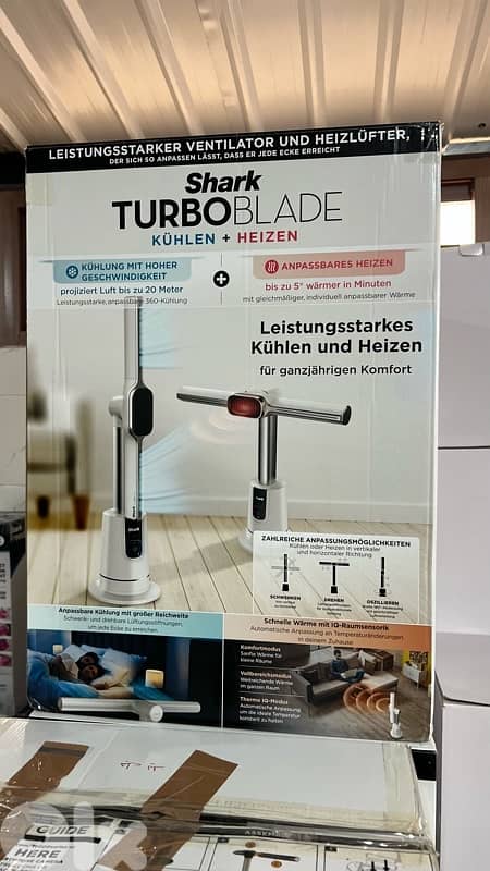 Shark turboblade Cool + Heat Bladeless Tower Fan & Heater 0