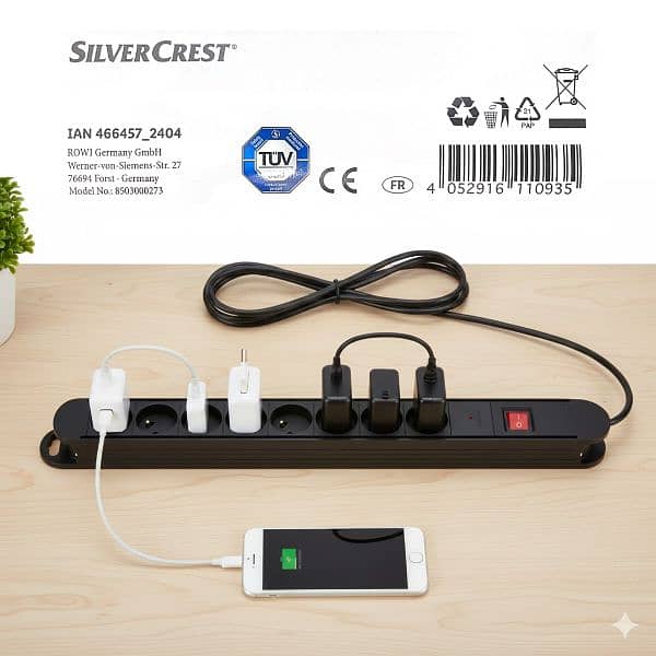 Silvercrest - Multimedia Power Strip (Limited Quantity) 0