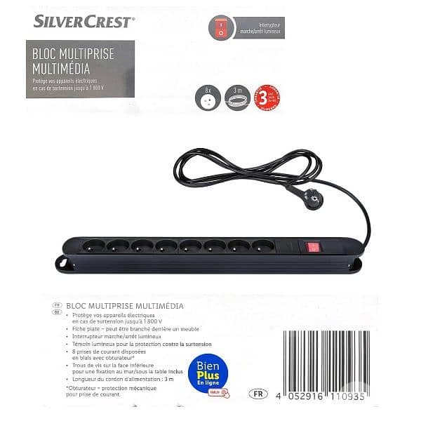 Silvercrest - Multimedia Power Strip (Limited Quantity) 2