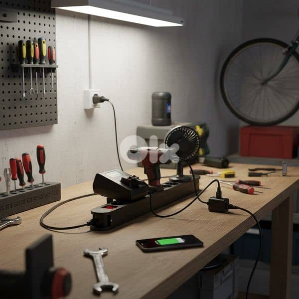 Silvercrest - Multimedia Power Strip (Limited Quantity) 5